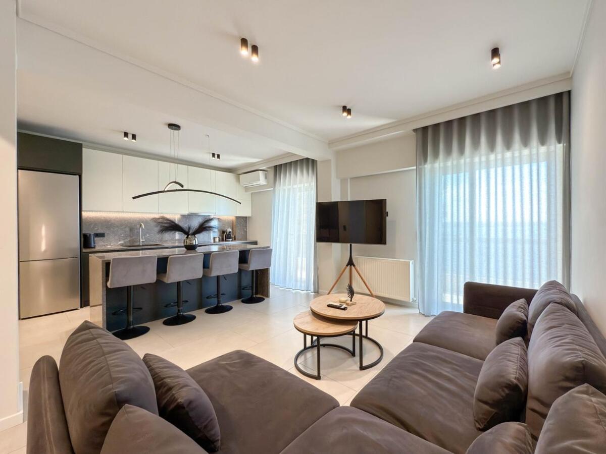 شقة Luxury Sea View Retreat سالونيك المظهر الخارجي الصورة